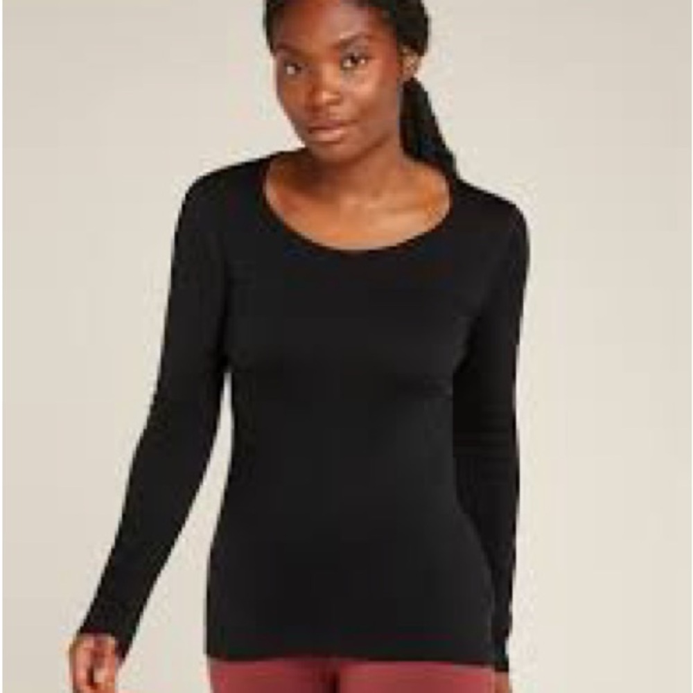Metallicus one size made in Australia Black Long Sleeve Women's Top